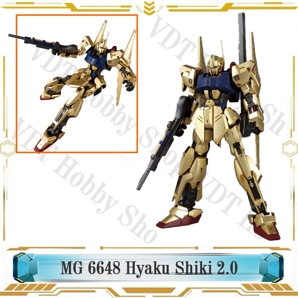 Mô hình gunpla MG 6648 MSN-00100 Hyaku Shiki 2.0
