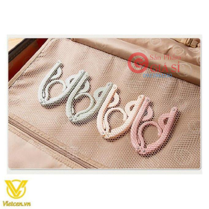 Combo 4 Móc treo quần áo gấp gọn tiết kiệm diện tích - Giao màu ngẫu nhiên ❤️freeship❤️