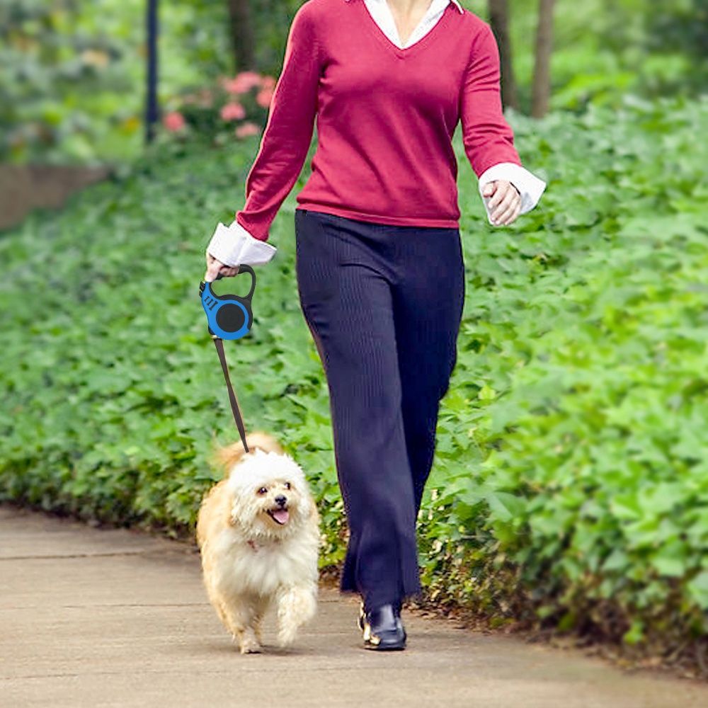 Dây Dắt Thú Cưng Đi Dạo Bằng Nilon Tự Động Co Rút Gọn Siêu Bền 27Pets} 3m / 5m