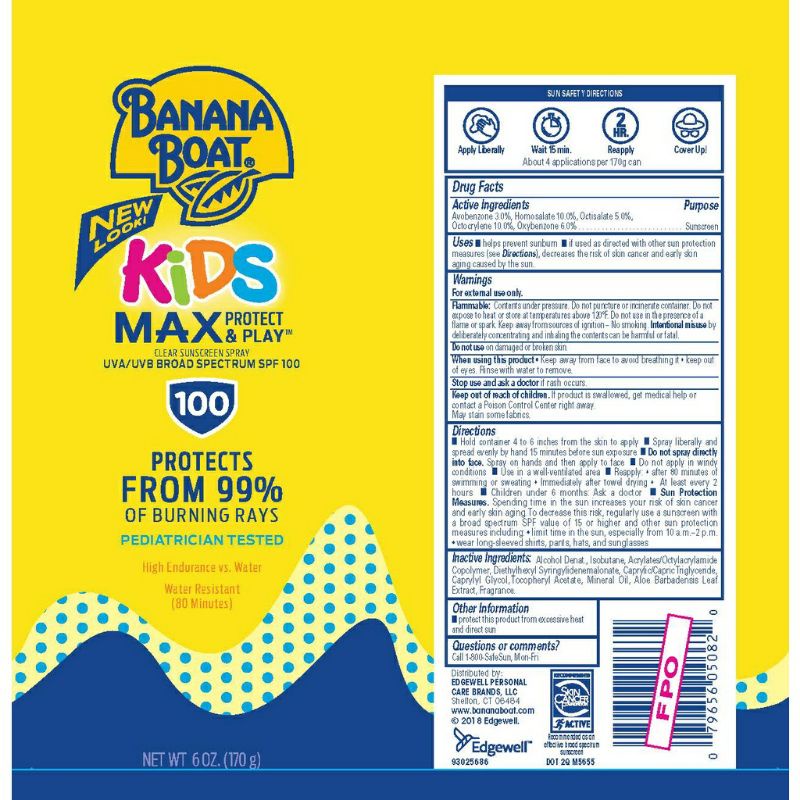 [4/2025] Xịt chống nắng trẻ em Banana Boat Kids Sport 50, Kids Max Protect SPF 100