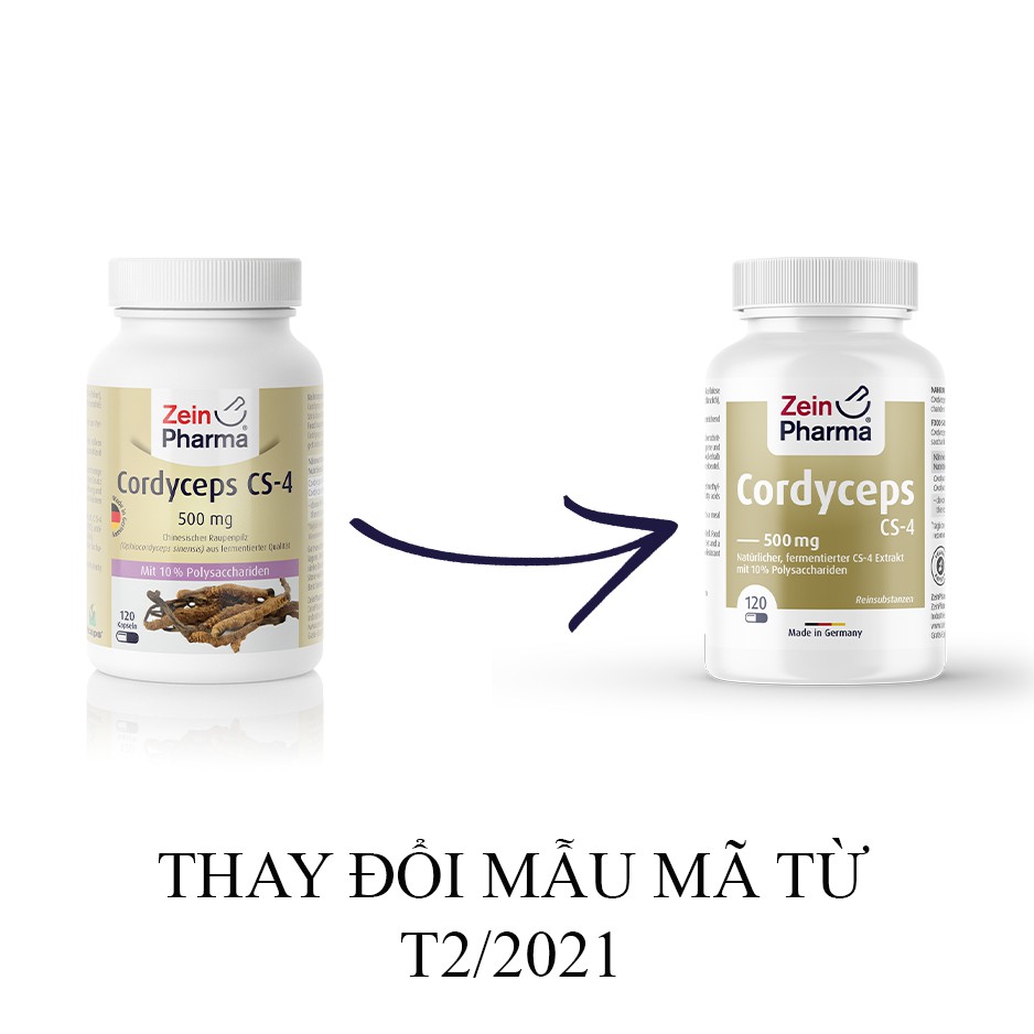 [Hàng chuẩn] Tinh chất đông trùng hạ thảo Zein Pharma Cordyceps CS 4