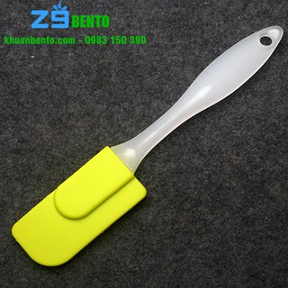 SPATULA VÉT BỘT SILICONE CÁN NHỰA