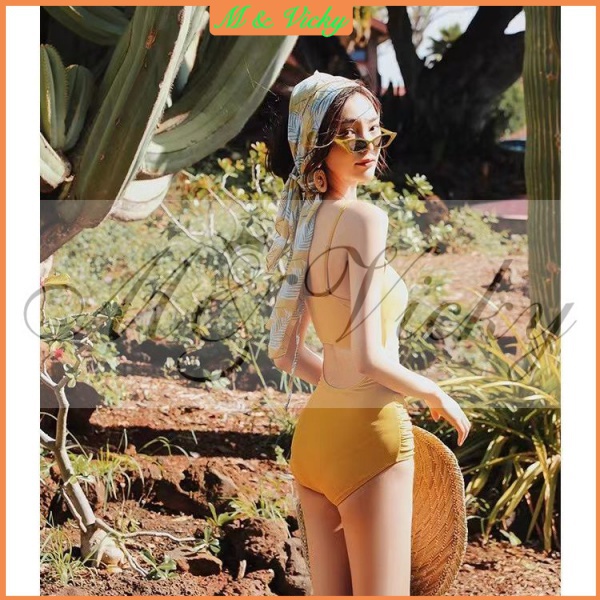 Two Pieces Sets Swimsuit Women Sweet Ins Small Chest Gather Thin Sexy Sun Protection Cover Up with Bikini Swimwear