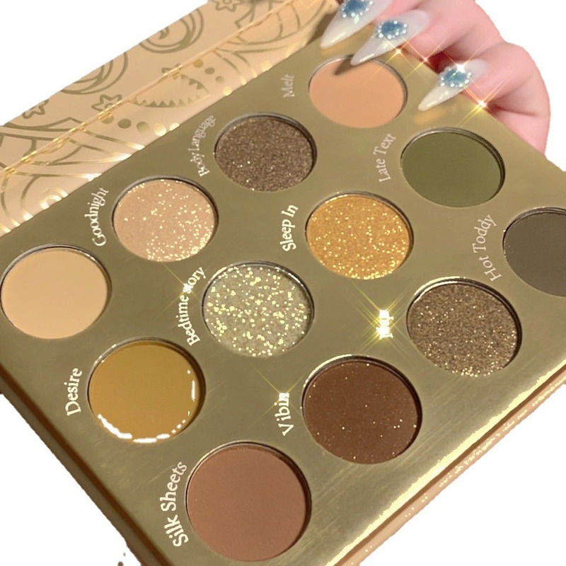 (Hàng Mới Về) Bảng Phấn Mắt 12 Màu Ngọc Trai Lì Tự Nhiên Lâu Trôi | BigBuy360 - bigbuy360.vn