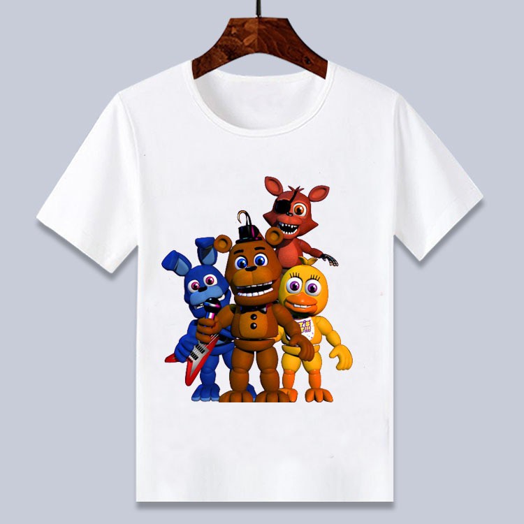 Áo thun New Summer Cartoon Fnaf hot For Boys Print Five Nights At Freddy's  giá rẻ