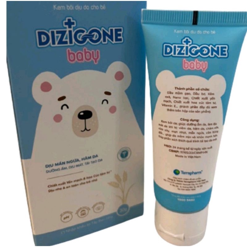 Kem Dizigone Baby ⚡ Tặng quà ⚡ Tuýp 30g Dịu mẩn ngứa, Hăm da, Bảo vệ và phục hồi da bé