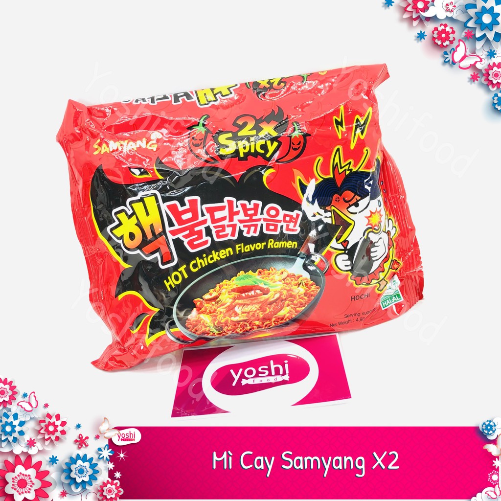 Mì Siêu Cay x2 Samyang Hàn Quốc