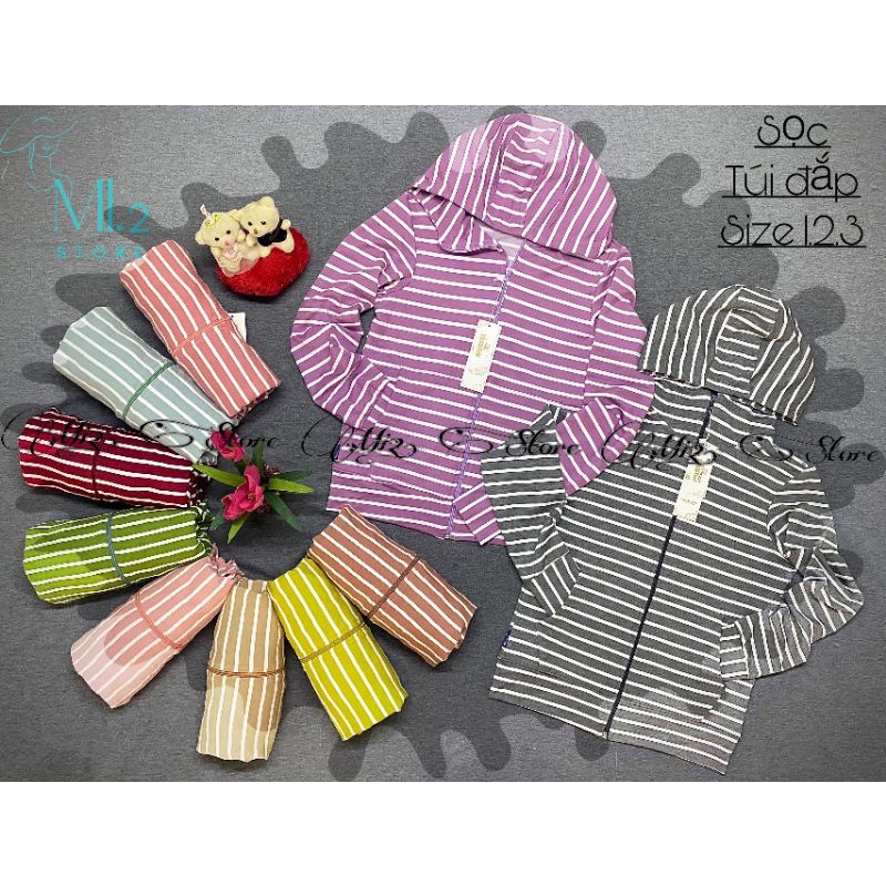 💥 ÁO KHOÁC THUN SỌC HÀNG XỊN