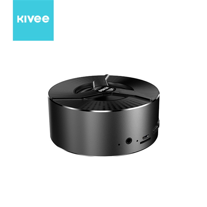 Loa Bluetooth 5.0 Kivee MW06B mini Màn Hình LED Kiêm Đồng Hồ Báo Thức Hỗ Trợ Nghe FM, Thẻ Nhớ