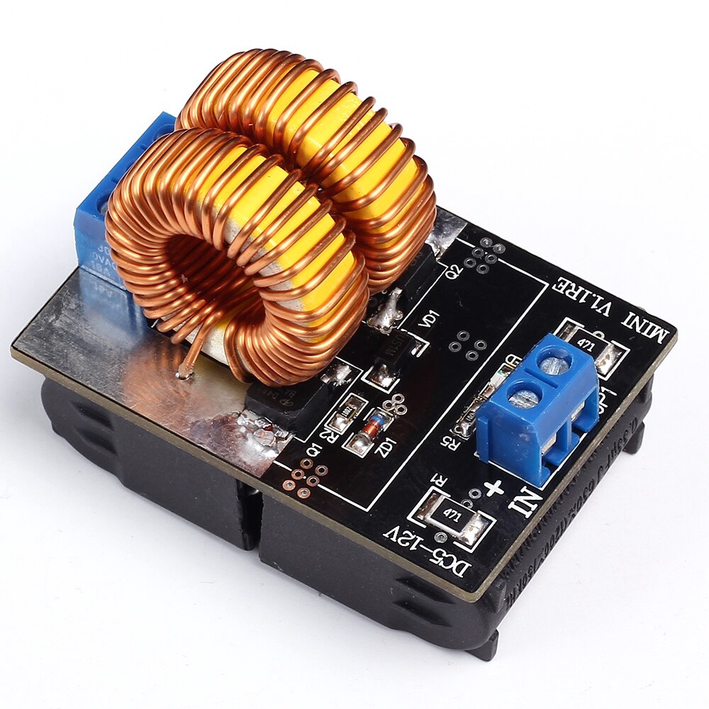Mini DC 5-15V 150W ZVS Induction Heating Board High Voltage Generator Heater With Coil for Tesla Jacobs ladder Driver