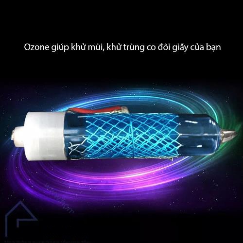 Máy sấy giày khử mùi diệt khuẩn siêu tốc có hẹn giờ thông minh làm khô giày dép tất vớ thích hợp cho mùa mưa ẩm ướt