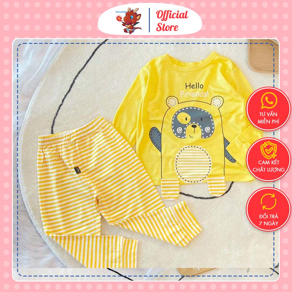 Bộ Đồ Dài Tay Chất Thun Cotton Lạnh Minkymom Thoáng Mát Thấm Hút Mồ Hôi - 19