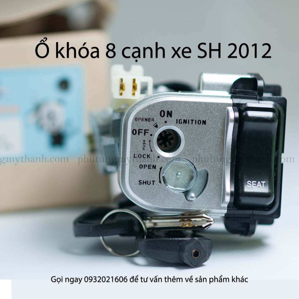 Ổ khóa 8 cạnh xe SH 2012 chống trộm giá tốt