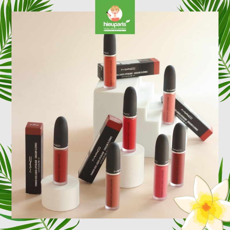Son kem lì MAC Power Kiss Liquid Lip chính hãng #982 Marrakehs Mere #991 Devoted To Chilli #998 Sorr