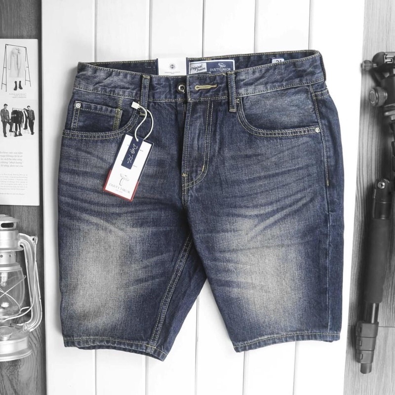 Quần short jean nam