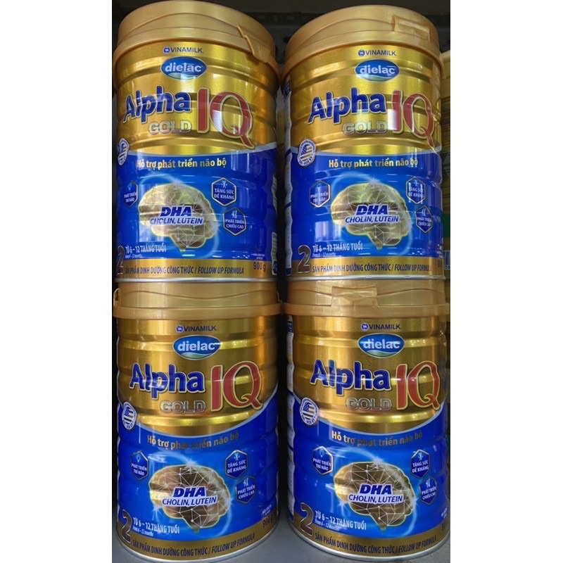 Sữa bột vinamilk Diealac Alpha Gold số 2 900g từ 6-12 tháng