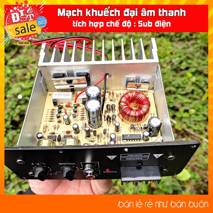 Mạch khuếch đại âm thanh công suất cao kiêm Sub điện 12V