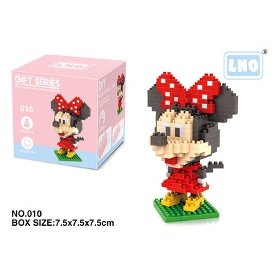 Đồ chơi lắp ráp LEGO mini 3D hoạt hình mô hình siêu nhân, vịt dona, doremon