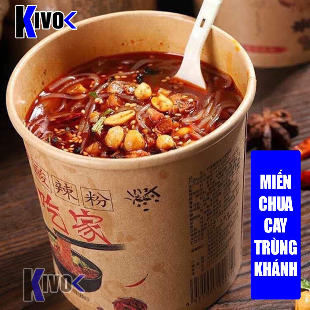 1 HỘP Miến Chua Cay Trùng Khánh - Burmese stinging Chongqing-instant