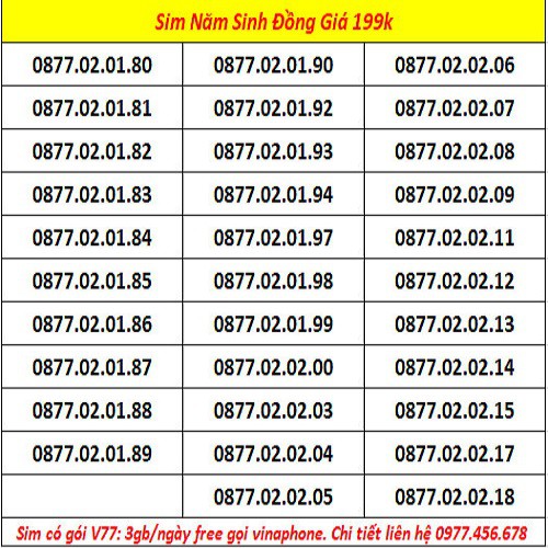 Sim 4g vina - Itel - số đẹp dễ nhớ, có gói V77 chỉ 77k/tháng có 3GB/ngày + Free gọi vina & Itel