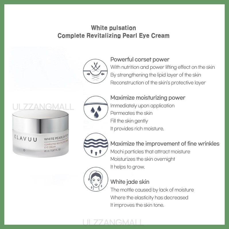 Kem Dưỡng Da Klavuu Màu Trắng Ngọc Trai