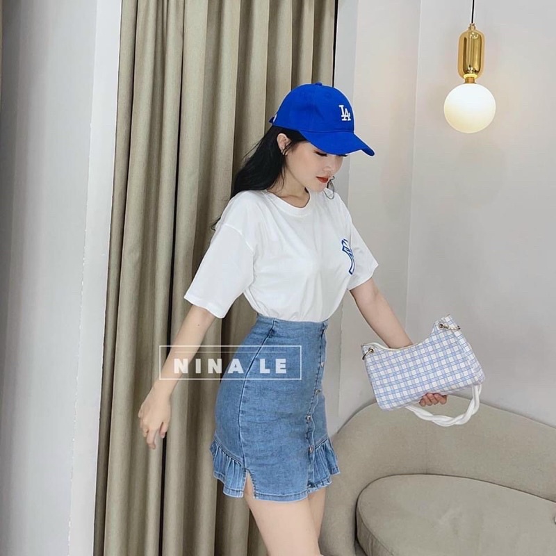 CHÂN VÁY JEANS ĐUÔI CÁ (KÈM VIDEO HÌNH THẬT) | BigBuy360 - bigbuy360.vn