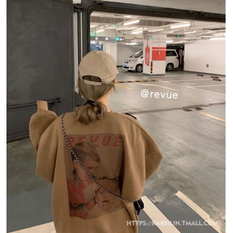 Áo nỉ sweater in chữ BAGEL MÀU NÂU TÂY siêu độc lạ | BigBuy360 - bigbuy360.vn