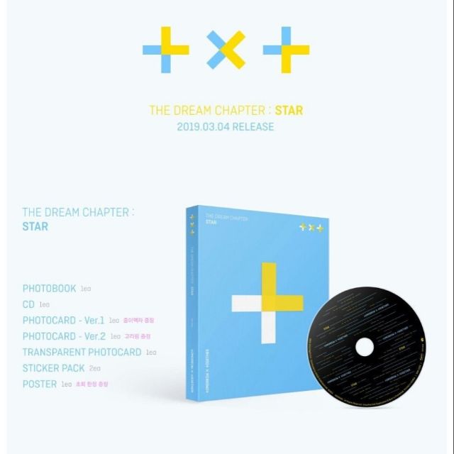 [ Có sẵn] Album TXT The Dream Chaper Star Hàng chính hãng