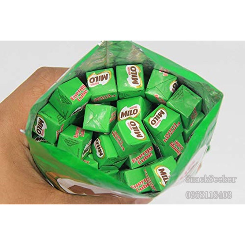 [Mã GRO1505 giảm 8% đơn 250K] Kẹo Milo Cube viên vuông vị sữa, ăn là nghiền luôn-Đồ ăn vặt- SNACK SEEKER😋😋😋