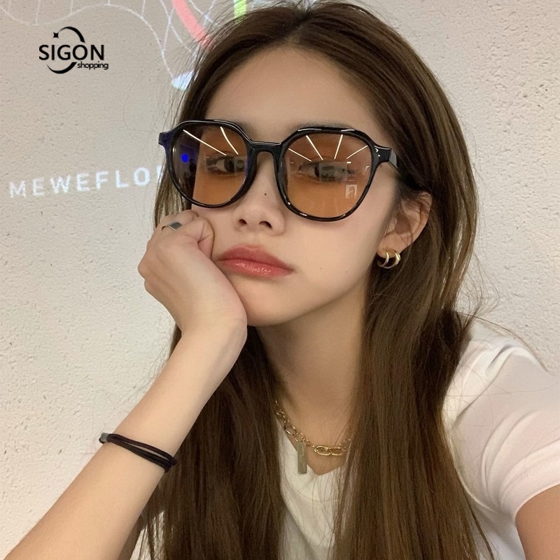 Kính Mát Phân Cực Mặt Vuông Màu Nâu Thời Trang Cho Nam Và Nữ