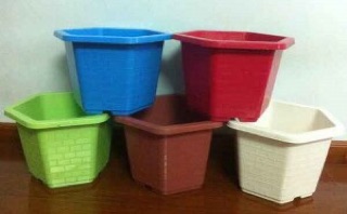 Chậu trồng cây lục giác FA380 ( D= 28cm )
