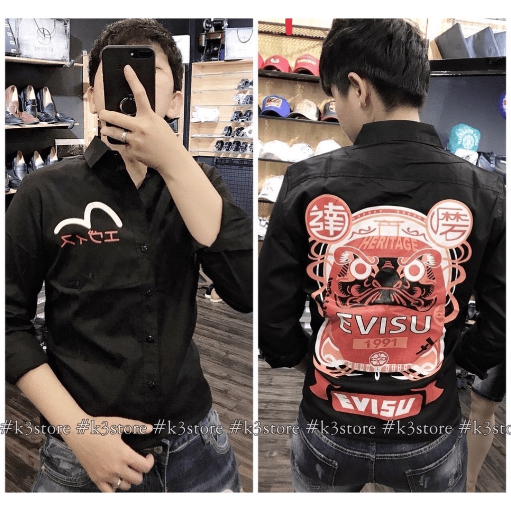 Áo sơ mi nam nữ HOTTREND vải lụa nến không nhăn họa tiết cực đẹp cho các ae MIDU FASHION