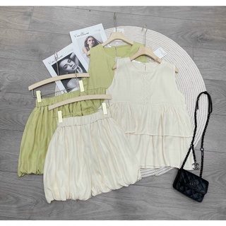 SET ÁO BABYDOLL QUẦN ỐNG BÍ