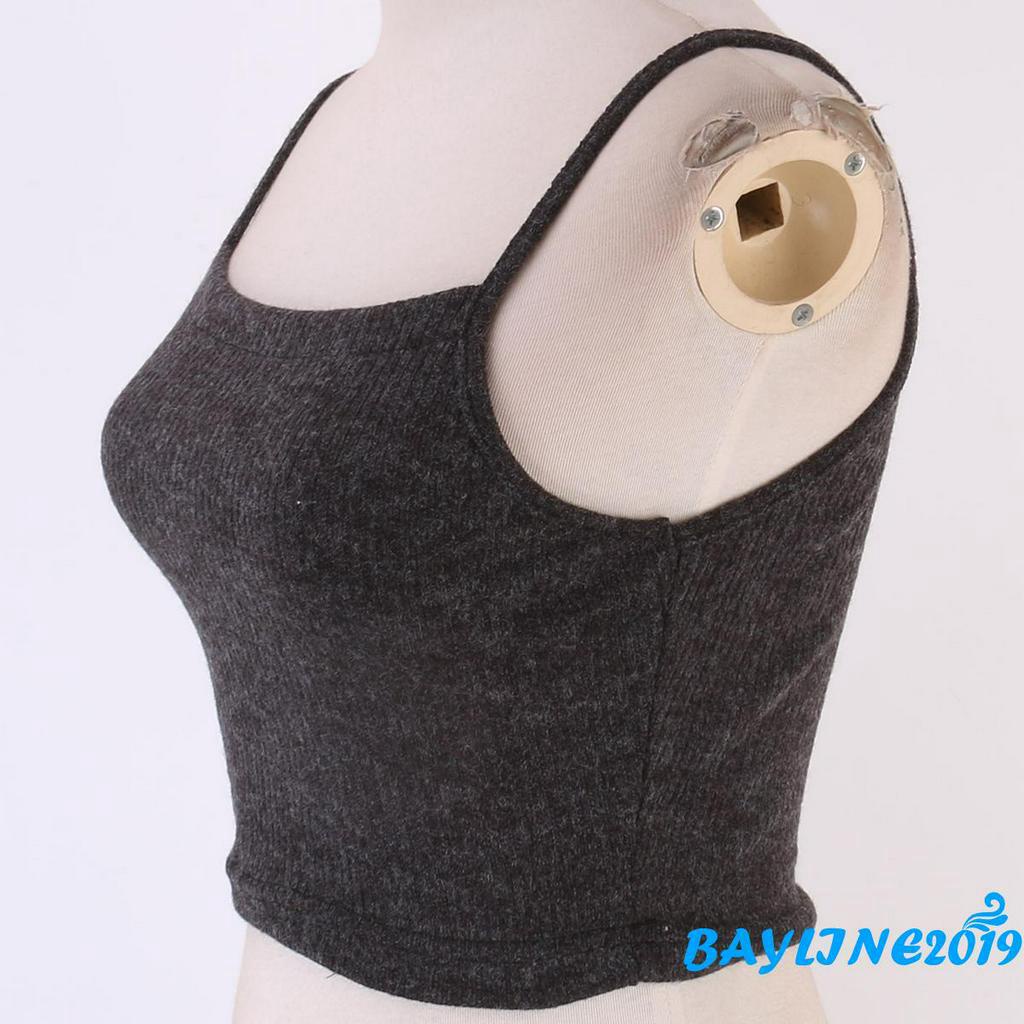 Áo lửng không tay phong cách cổ điển có 4 màu sắc để lựa chọn cho nữ