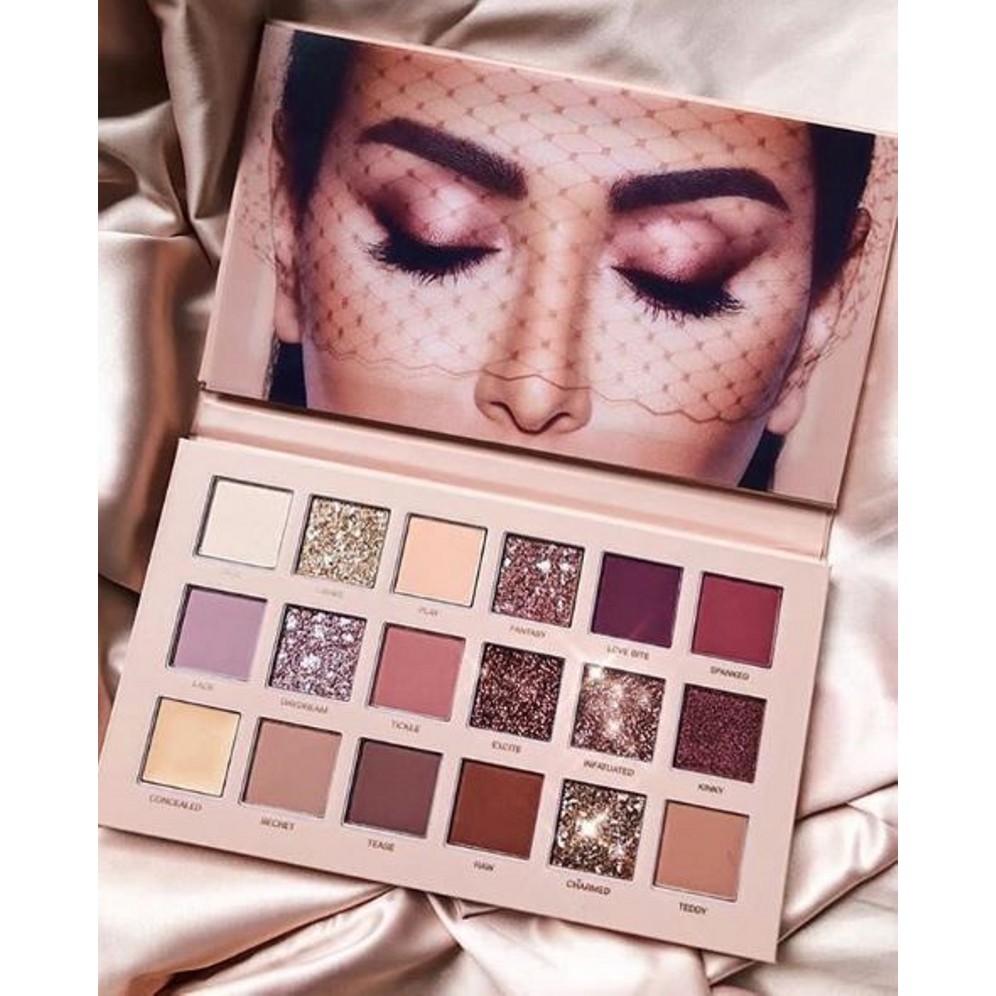 Phấn Mắt 18 ô NewNude Auth Nội Địa có kim tuyến lấp lánh sỉ tốt màu mắt nhũ mắt Eyes Shadow mịn màu lâu trôi