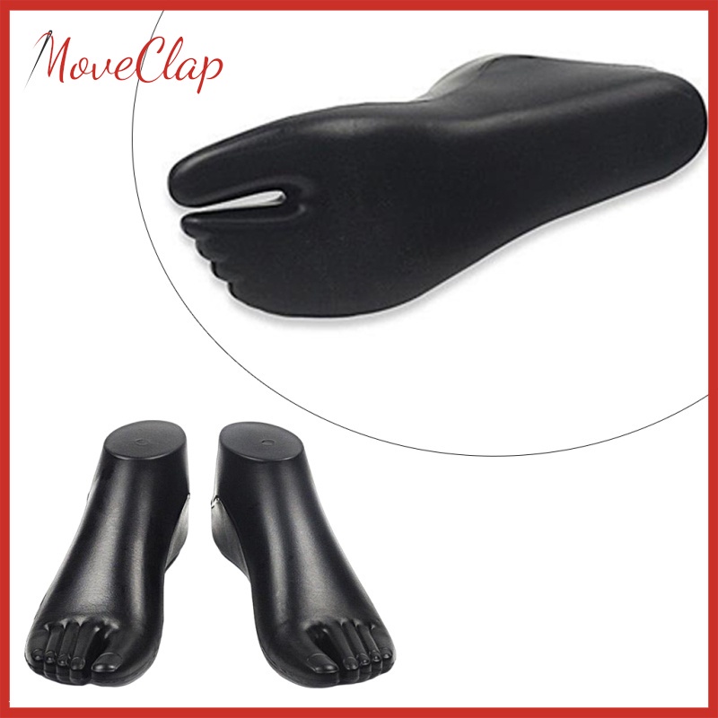 [In stock] 1 Pair Female Model Feet Mannequin Foot Thong Sandal Shoes Sock Display Holder