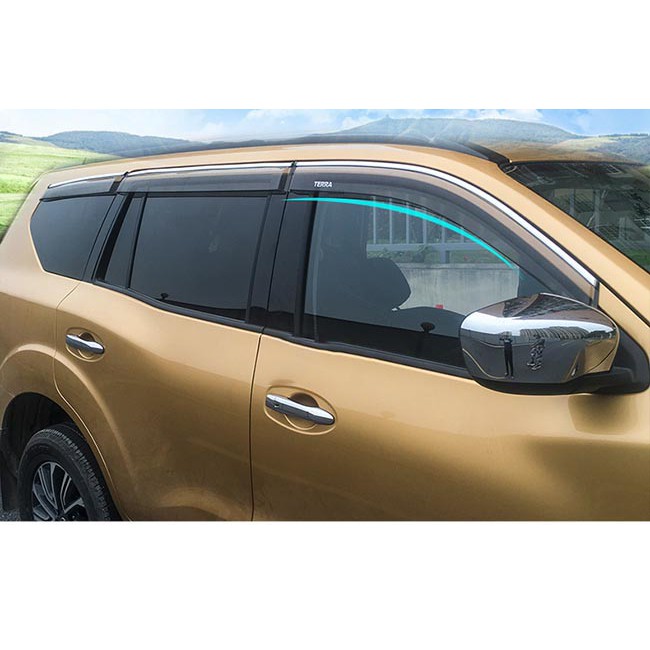 Vè che mưa chỉ mạ Crom NISSAN TERRA .