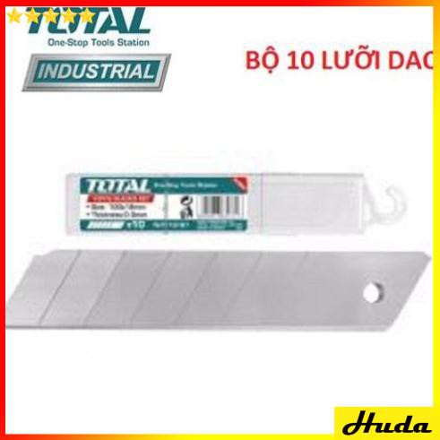 18MM BỘ 10 lưỡi dao rọc giấy Total THT519181 POI