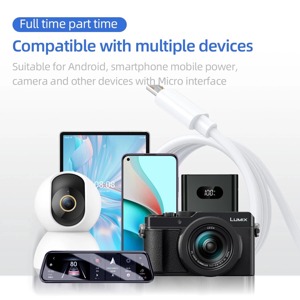 Dây cáp sạc nhanh 3m/ 5m/ 10m cổng micro Usb cho Android