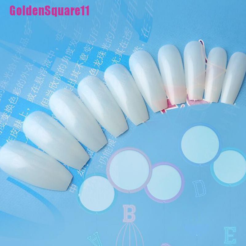 Túi 600 Móng Tay Giả Ballerina Màu Trắng / Đen Tự Nhiên