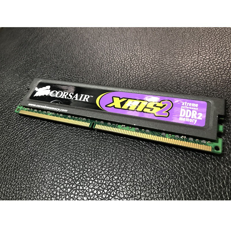 Ram PC DDR2 (PC2) 2Gb bus 800 - 6400U, chính hãng Corsair XMS2 xtreme performance, bảo hành 12 tháng