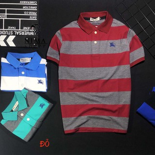 Áo thun polo nam BBR sọc ngang cao cấp NM027