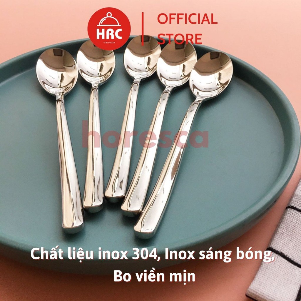 Thìa inox 304, muỗng ăn cơm inox Hàn Quốc cao cấp 2317