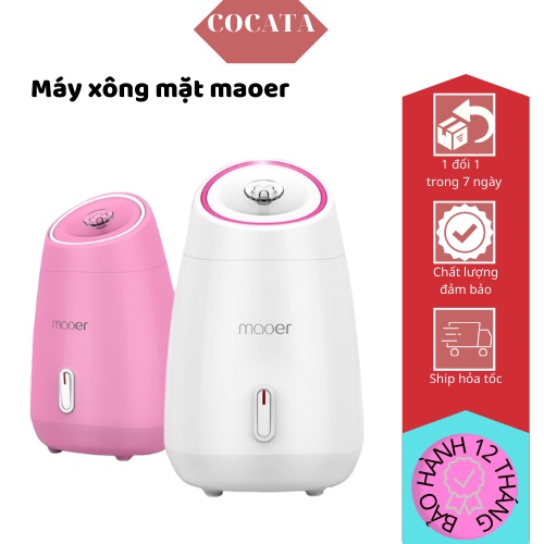 Máy xông mặt, máy xông hơi da mặt thảo dược, hoa quả tươi tự động 2 in 1 MAOER