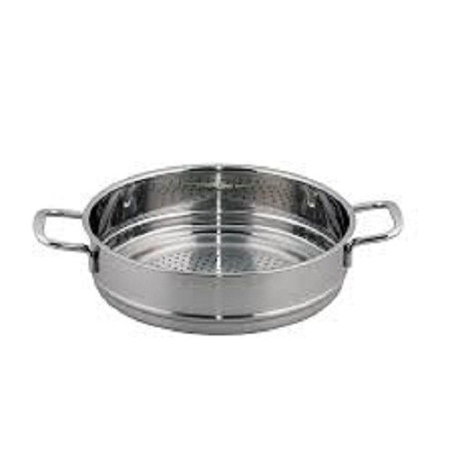 [TRO GIA ]Bộ nồi xửng inox 3 đáy nắp kiếng 24 cm Fivestars ST24-3DG (Bạc)