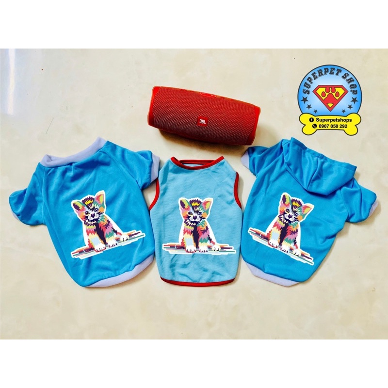 ÁO THÚ CƯNG MÈO 7 MÀU NGỒI SIÊU XINH GIÁ RẺ