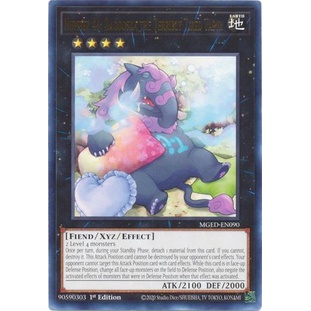 Thẻ bài Yugioh - TCG - Number 41: Bagooska the Terribly Tired Tapir / MGED-EN090'