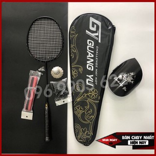 Vợt cầu lông Guang yu 4U khung carbon lưới đan sẵn cao cấp - V01