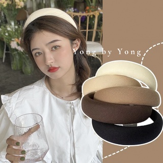 Băng Đô Vải Bản To Trơn Retro Màu Trầm | Mấn Xinh Đội Tết | Bờm Tóc Xinh | Yong by Yong