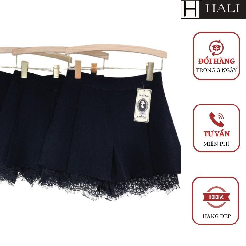 Chân váy ngắn đính đáp ren hottrend 2020